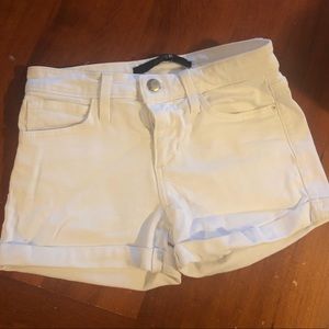 White Joe’s Jeans denim shorts